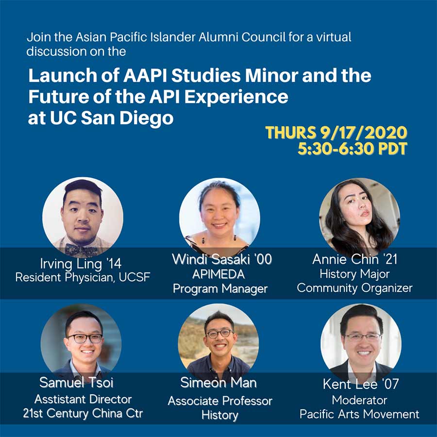 virtual discussion for aapi studies minor at ucsd