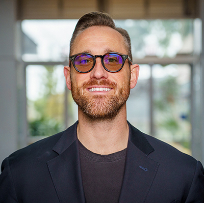 Portrait of aerospace engineering faculty member Aaron Rosengren 
