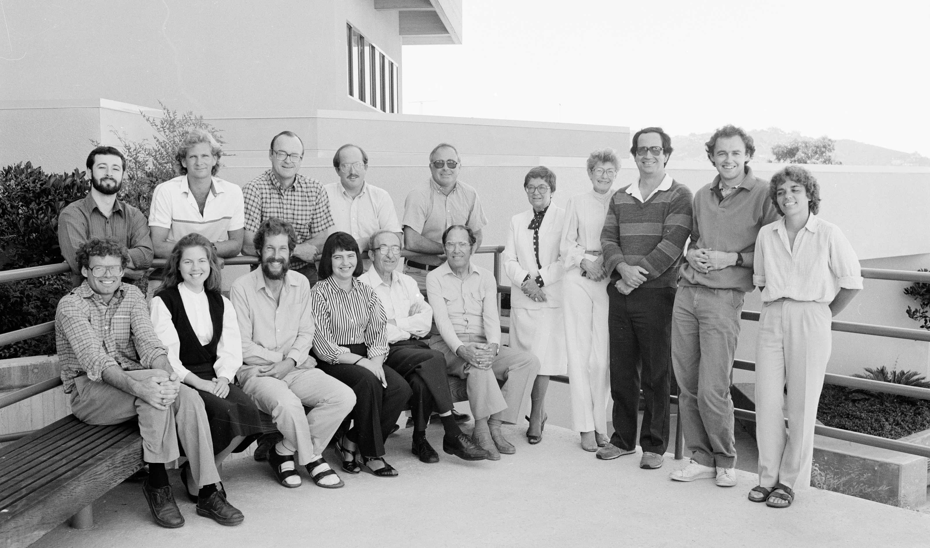 Tim Barnett and members of the Climate Research Division, 1985.