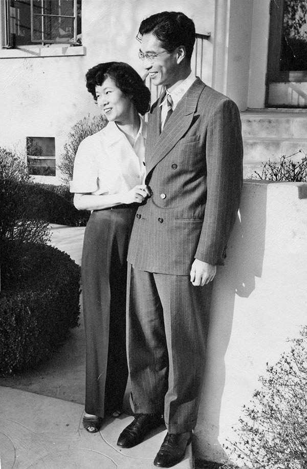 Bert Fung and his wife