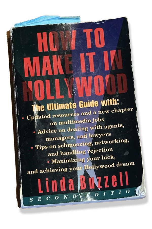 Paper back book with notes, How to Make It Into Hollywood