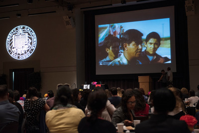 Attendees gather at a César E. Chávez Celebration Kickoff and Scholarship Awards event.