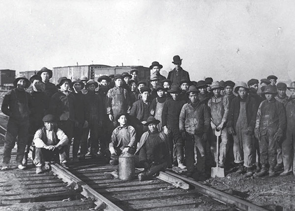 Image: Chinese work group for the Great Northern Railway