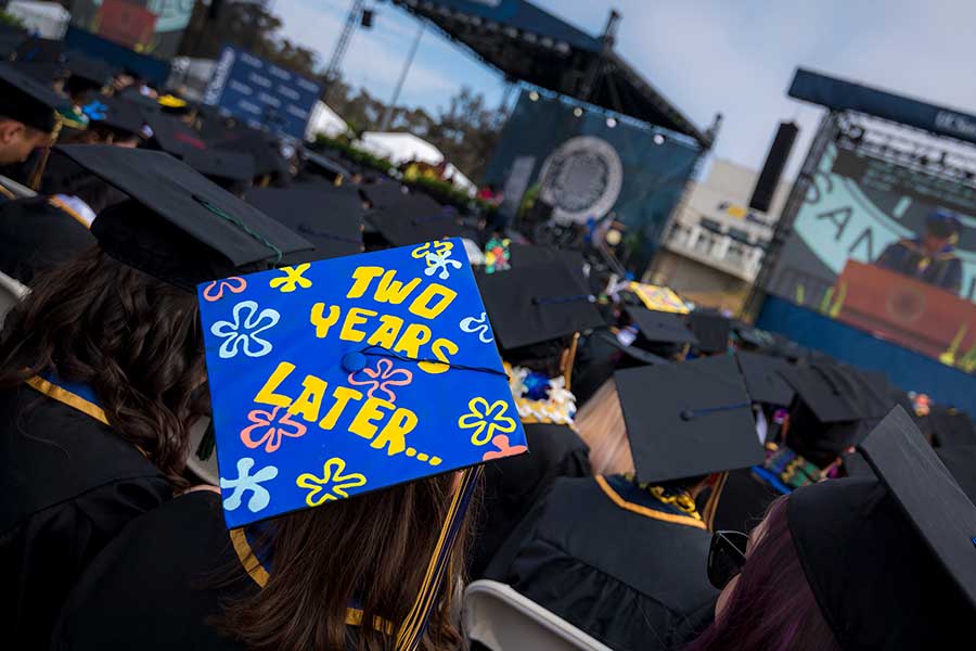 Class of 2020 mortarboard.