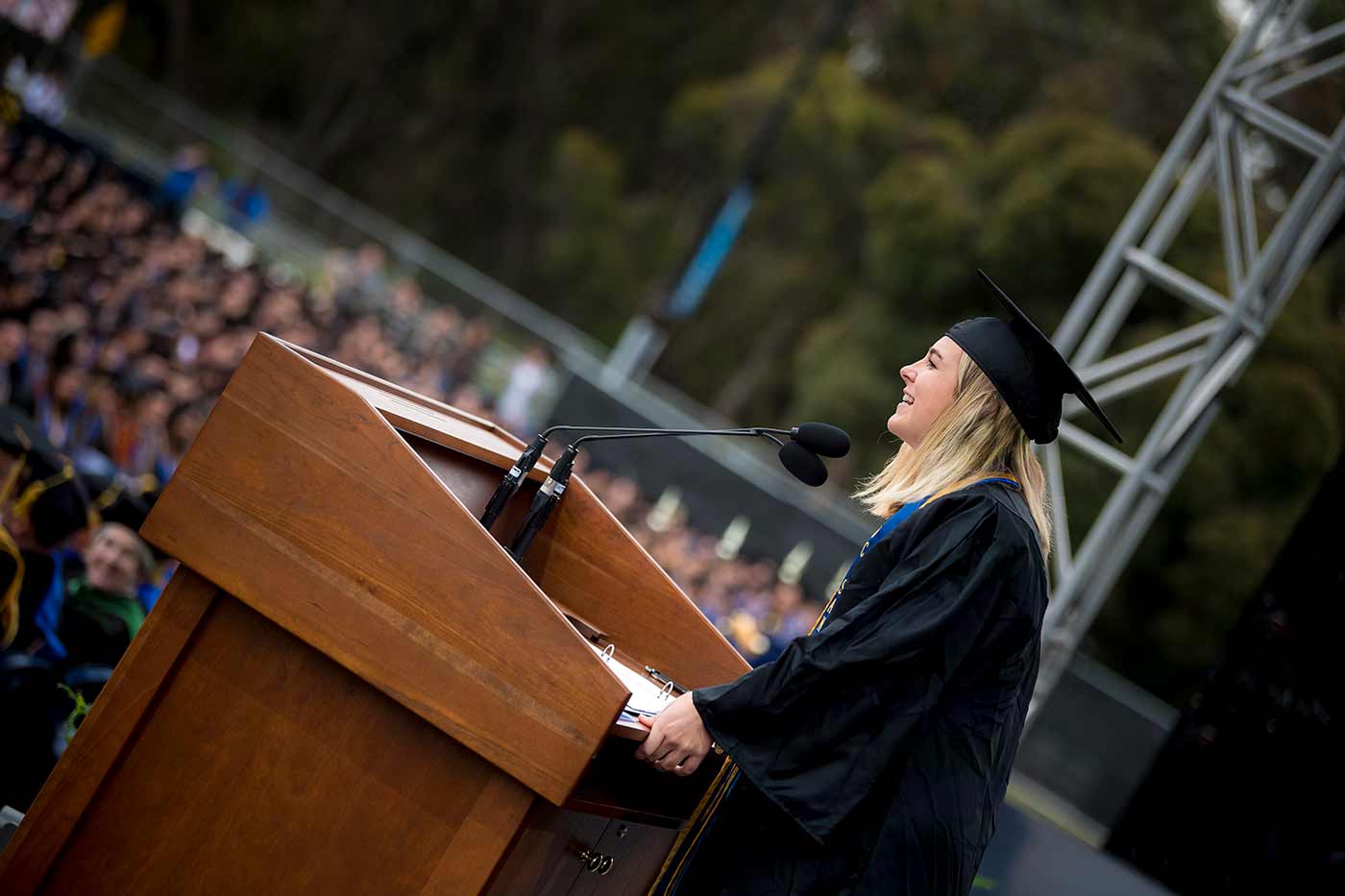 2019 UC San Diego student speaker Michaela Juels