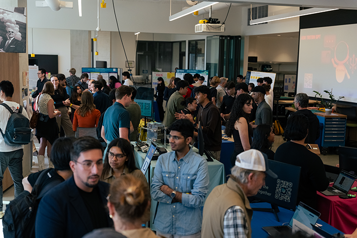Over 400 members of the campus and regional community were in attendance at this year's Demo Day.