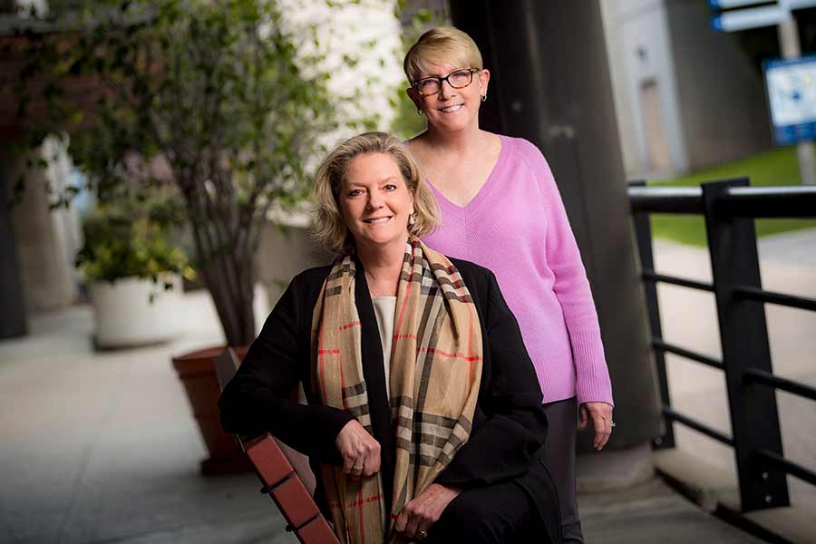 two women