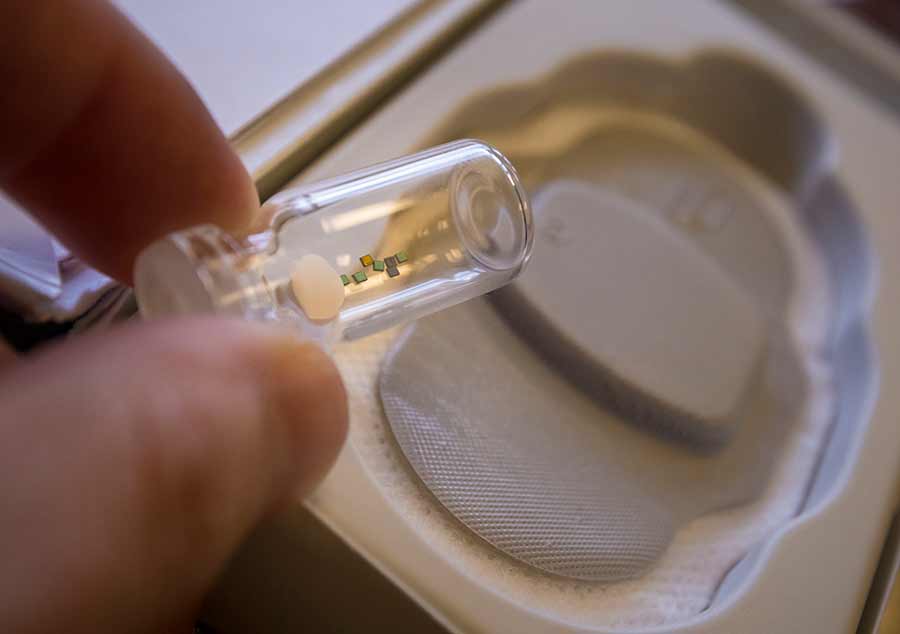 vial in a research lab
