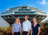 The three principal investigators are (l-r): Fleur Ferguson, Johannes Schöneberg and Gal Mishne. (cr: Hiroyuki Hakozaki / UC San Diego)