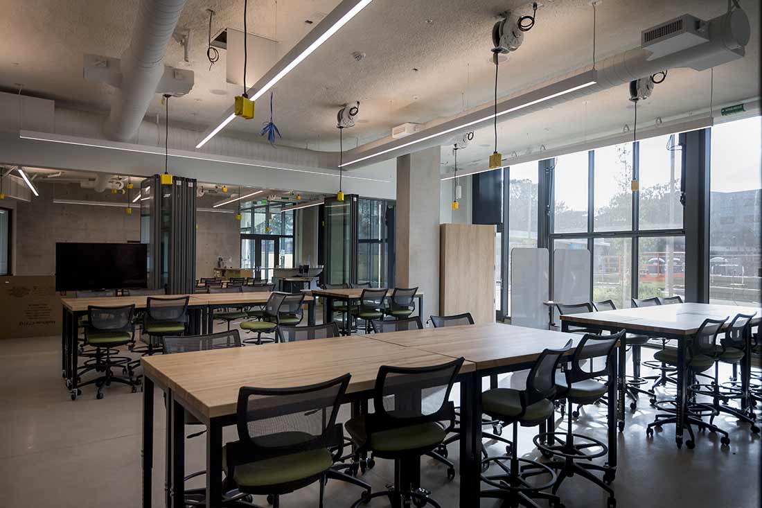 The Basement of the Design and Innovation Building guides UC San Diego students’ new ventures.