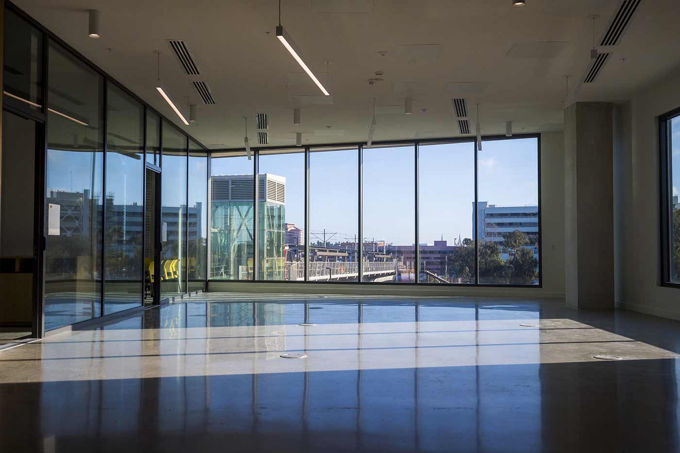 Third floor of the Design and Innovation Building.