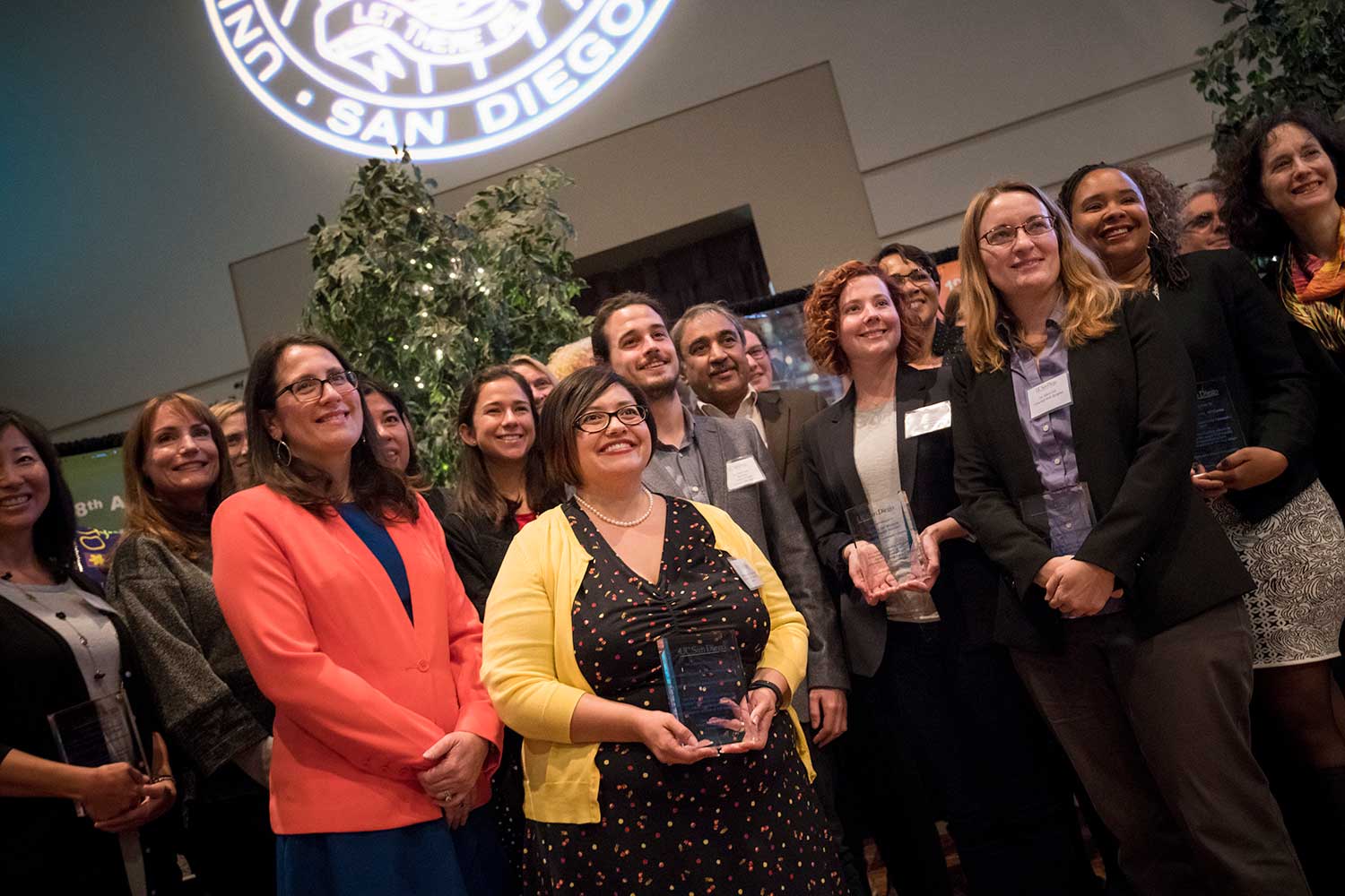 group photo of award recipients