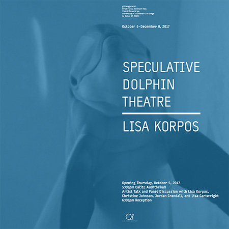 Poster for the Speculative Dolphin Theater Exhibition