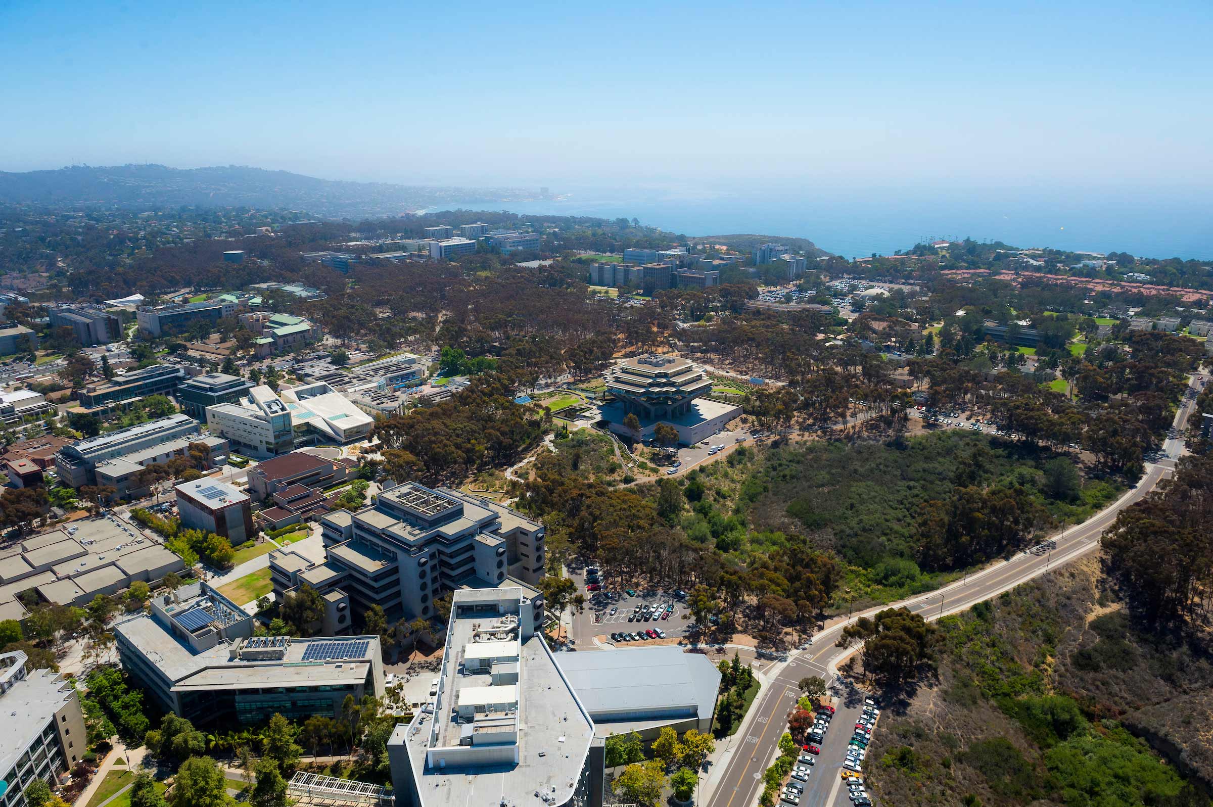 Aerial View of UC San Diego.