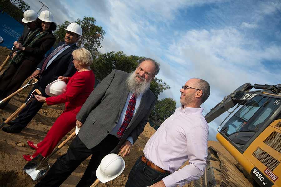 franklin antonio and others at groundbreaking