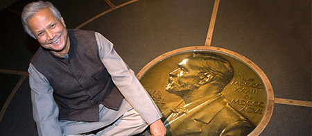 Image: Nobel Peace Prize recipient Muhammad Yunus