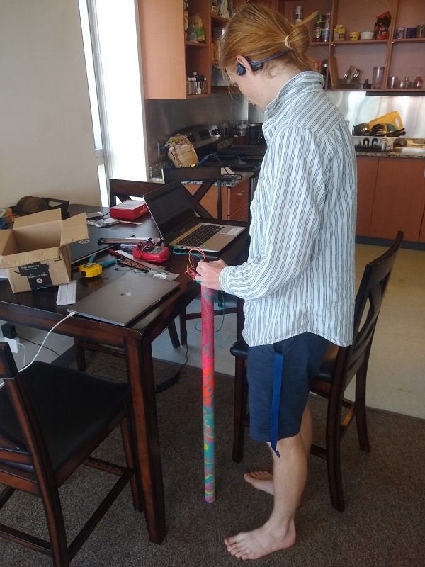 student building a prototype