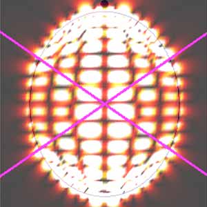 Trapped Light Orbits Within an Intriguing Material