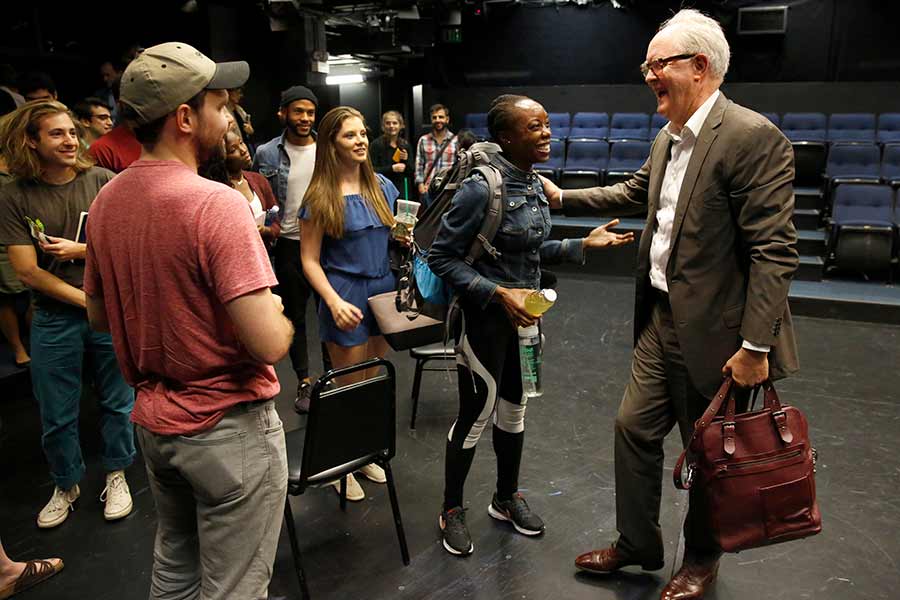 John Lithgow visits UC San Diego