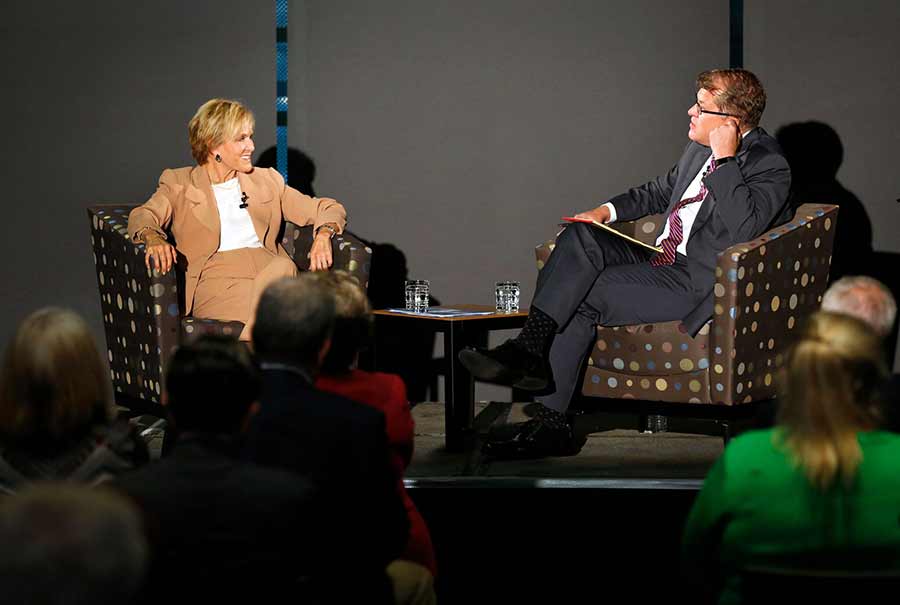 Judith Rodin and Steve Clemons speaks at UC San Diego