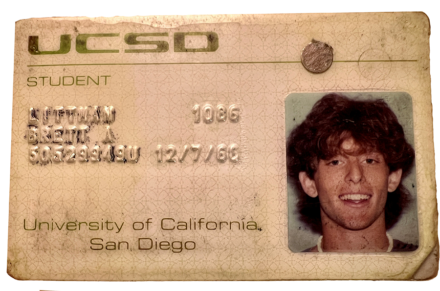Copy of Brett Littman's original student ID card