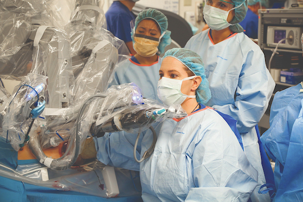 Kristin Mekeel in surgery
