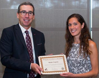 UC San Diego outstanding graduate Melia Ungson