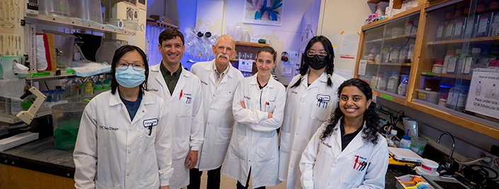 Nick Spitzer's lab