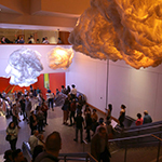 New Exhibit at Walt Disney Concert Hall Floats Visitors to Cloudy World