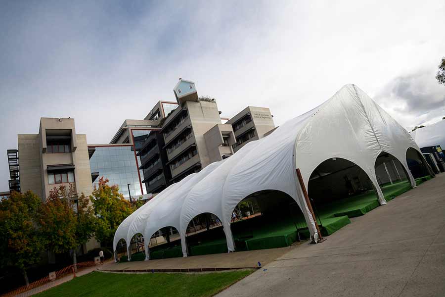 outdoor classroom tents.