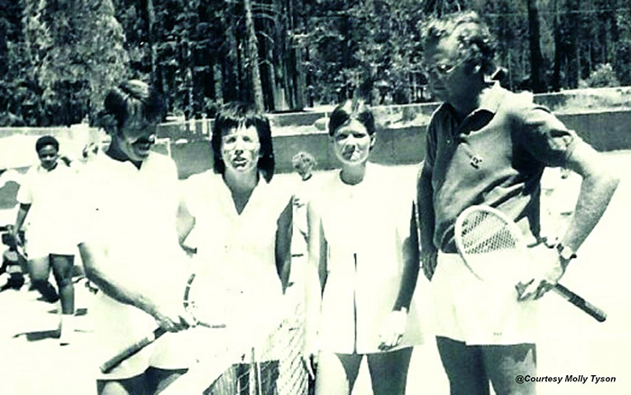 Billie Jean King with Sally Ride.