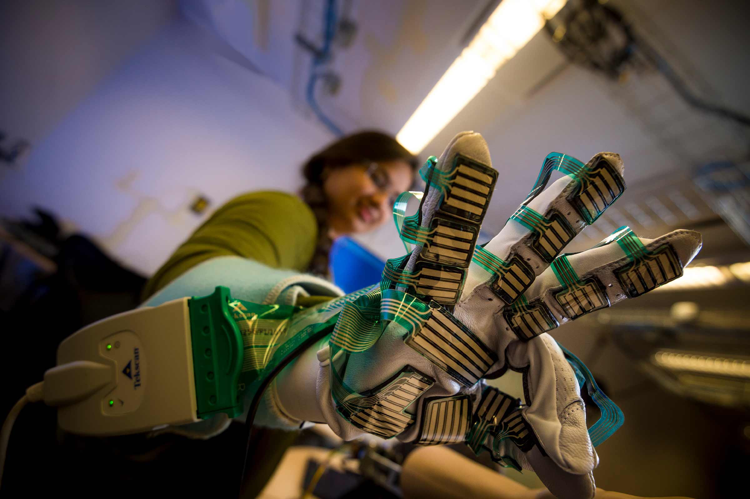 Sensor-Equipped glove UC San Diego