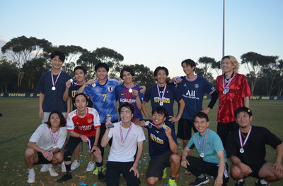 Participants at the Triton World Cup Soccer Tournament.