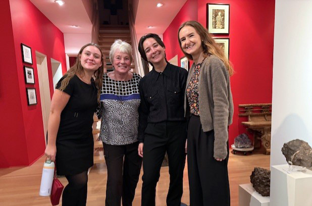 Marylin, Candace, Nora and Samantha smile together
