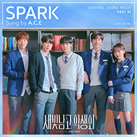 Spark album cover featuring members of A.C.E.