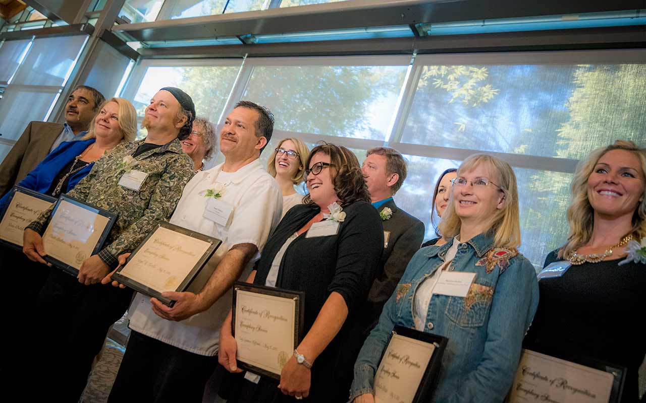 Staff Members Honored for Care and Commitment at Employee of the Year Awards