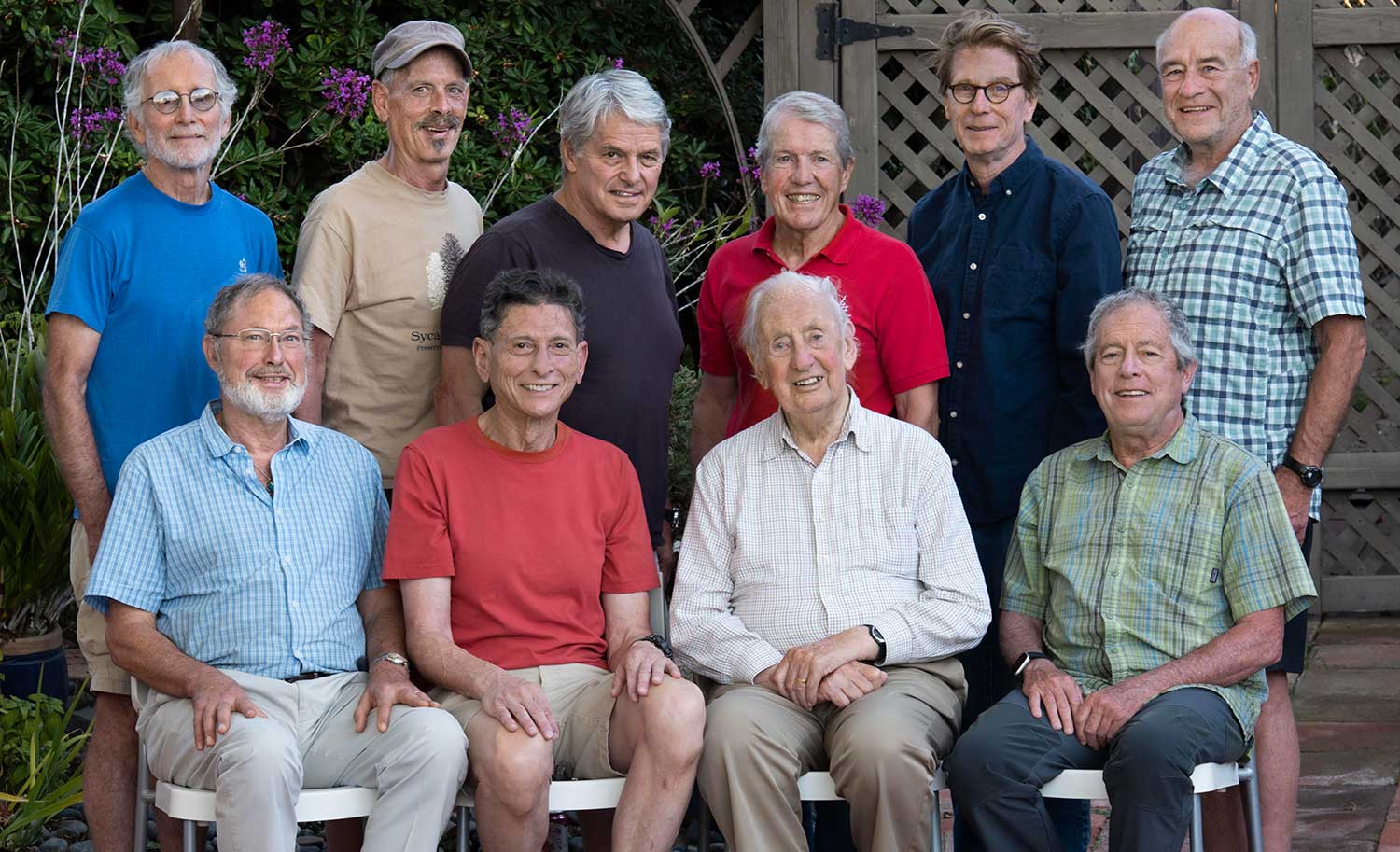 Steve Boyer, Chris Pizzo, Brownie Schoene, Frank Sarnquist, Rick Peters, Chris Kopczynski, Peter Hackett, John West, Dave Graber and Karl Maret.