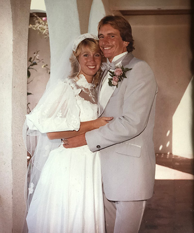 Wedding photo of a man and woman