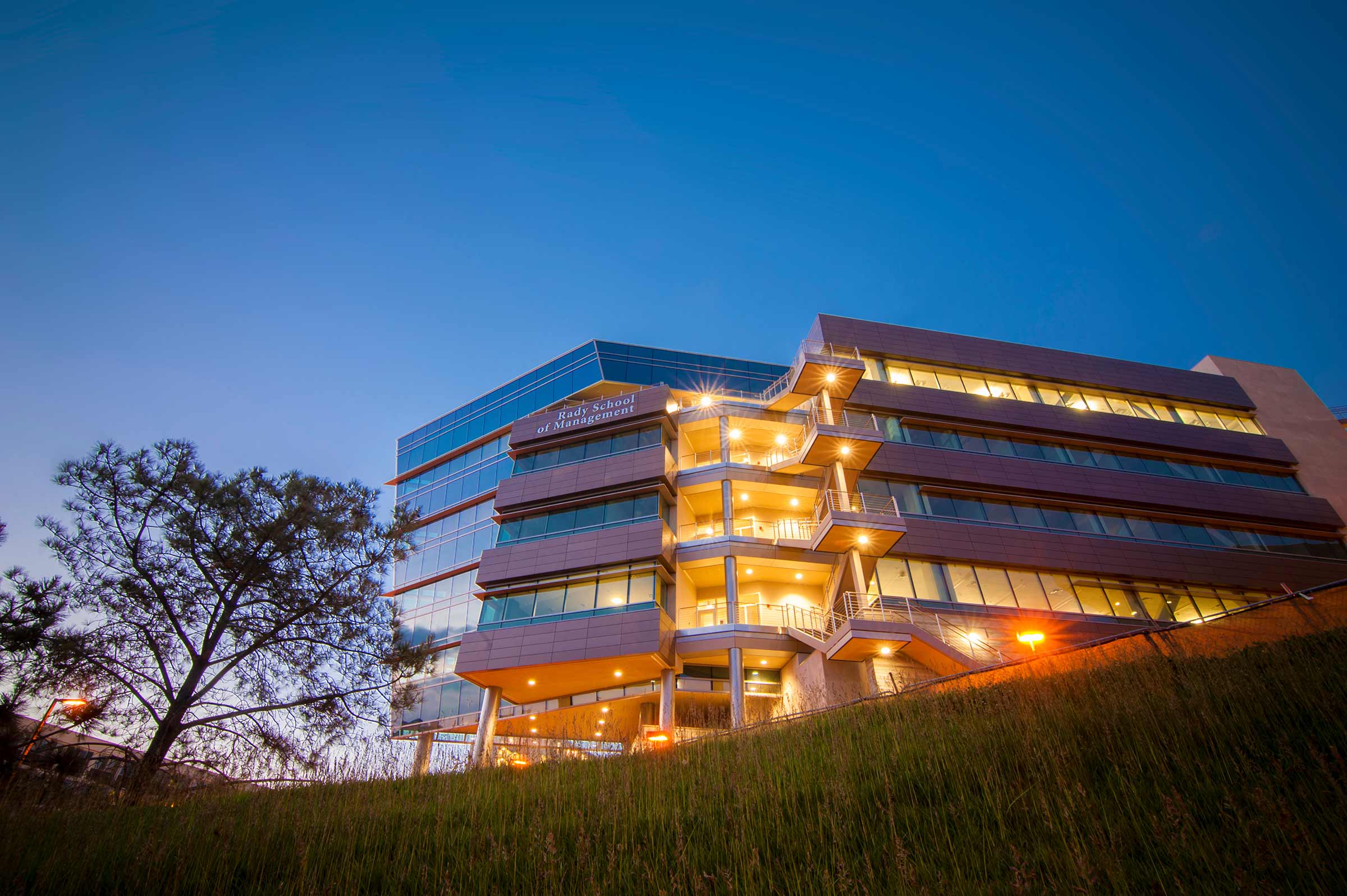 Rady School of Management building