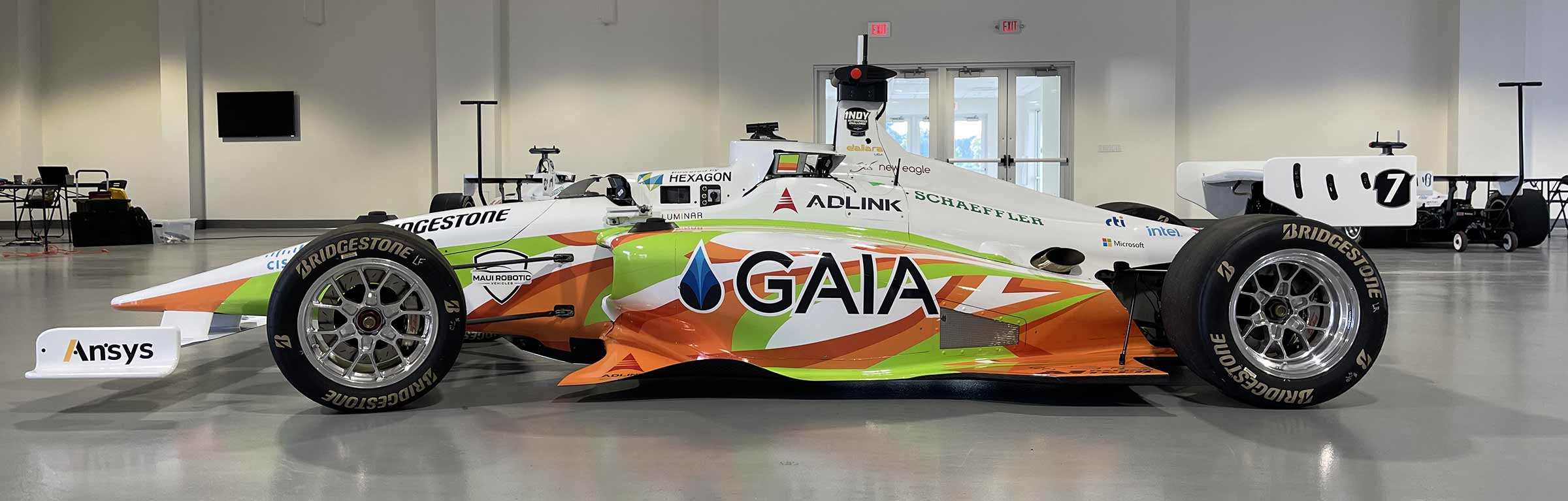 transformed Dallara AV-21 race car into an autonomous vehicle.