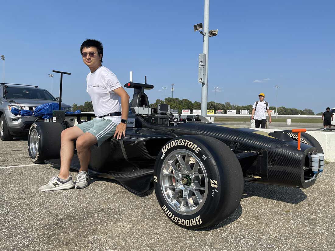 UC San Diego electrical engineering student Haoru Xue.