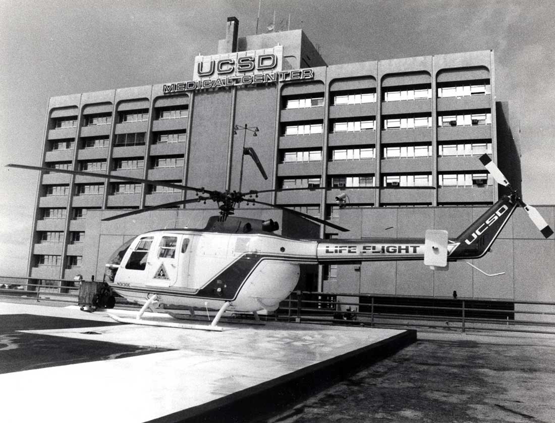 UC San Diego Medical Center in Hillcrest.