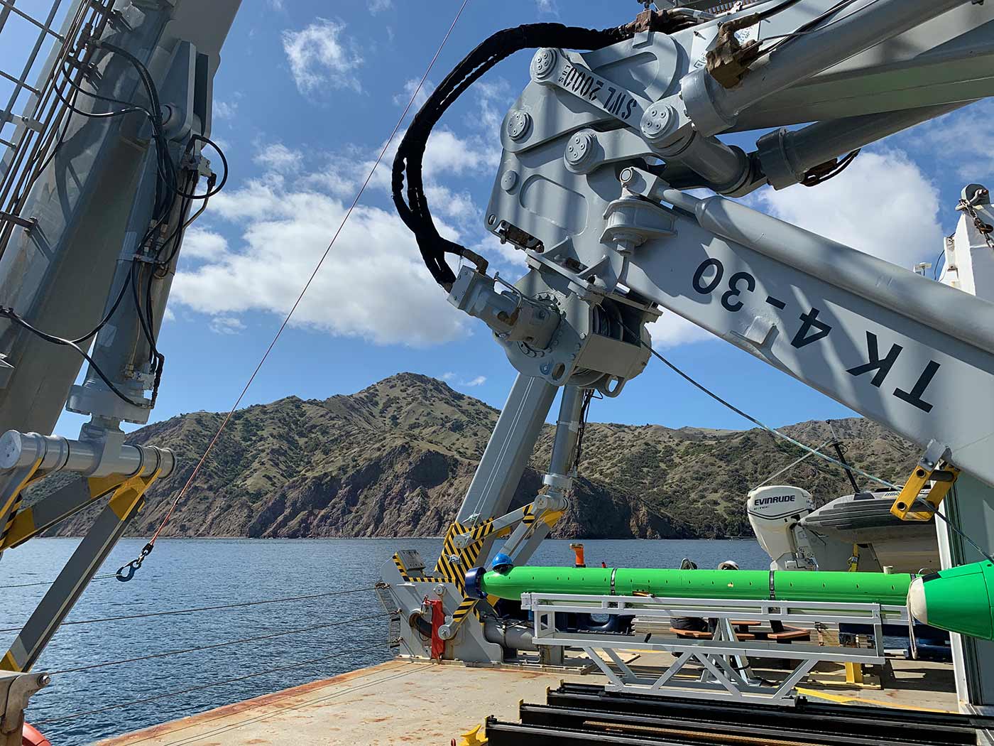 Scripps researchers aboard the Research Vessel Sally Ride.