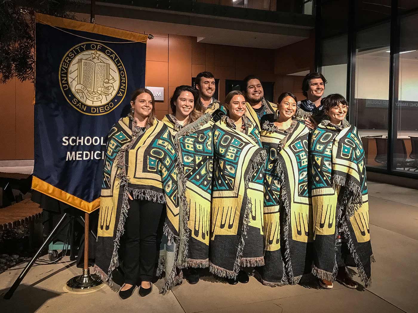 Indian Medical Student Blessing Ceremony and Blanket Presentation.