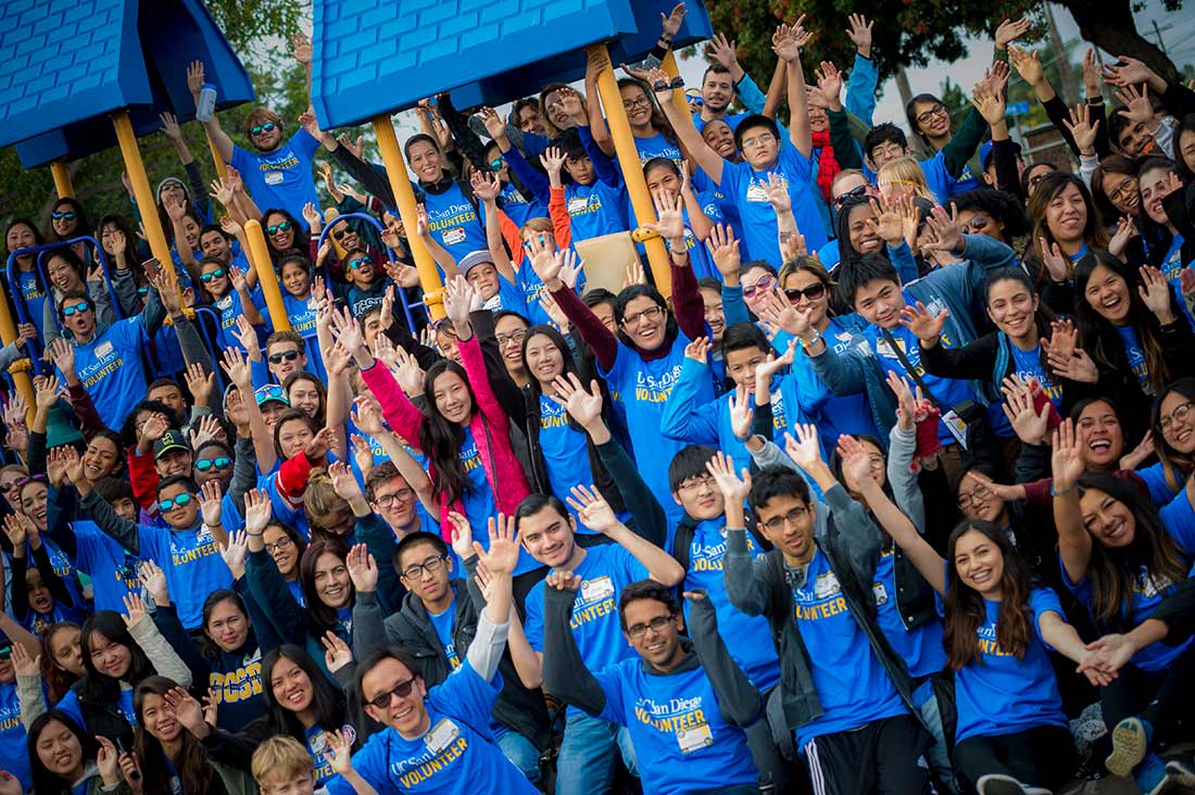 Student volunteers.