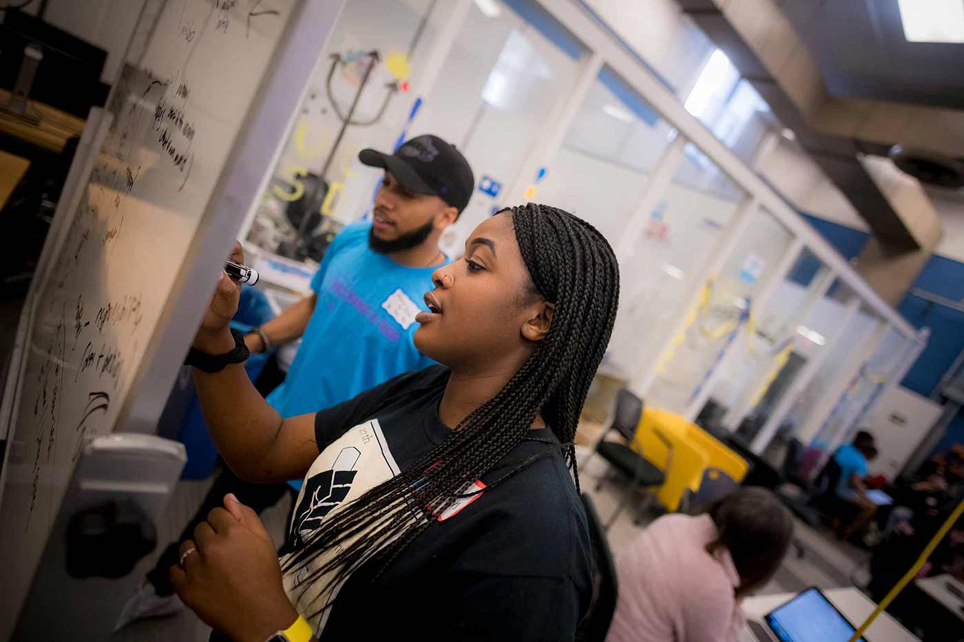 UC San Diego students at the February 2020 BRC Change-A-Thon.