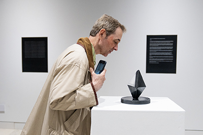 Person interacting with BLXBX