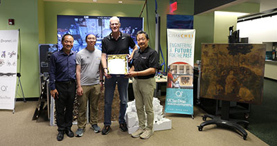 Recipients of the PEAK award for OpenHeritage 3D with representatives from Western Digital