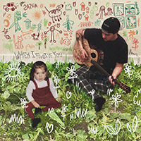 Sasha Allen album cover, depicting him playing guitar next to a small child