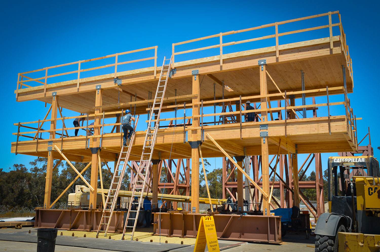 Two-story Wooden Structure